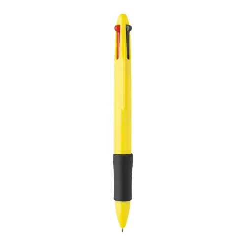 Pix multicolor din plastic reciclat- Quattro, Galben