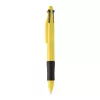 Pix multicolor din plastic reciclat- Quattro, Galben