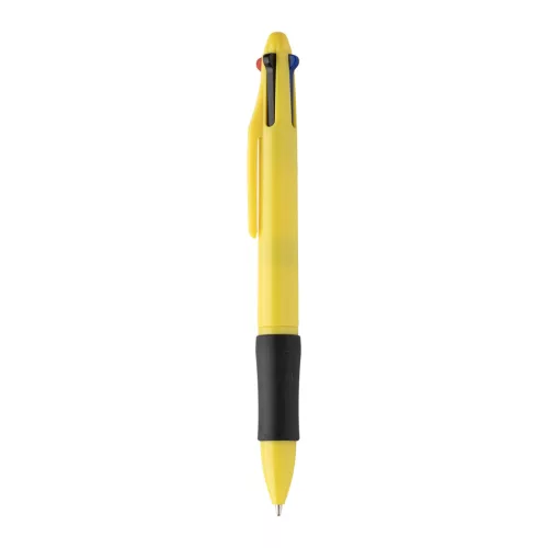 Pix multicolor din plastic reciclat- Quattro, Galben