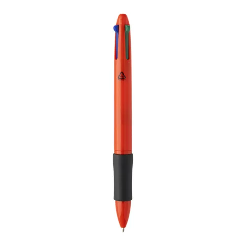 Pix multicolor din plastic reciclat- Quattro, Roșu