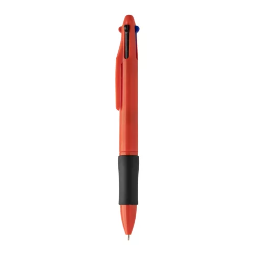 Pix multicolor din plastic reciclat- Quattro, Roșu