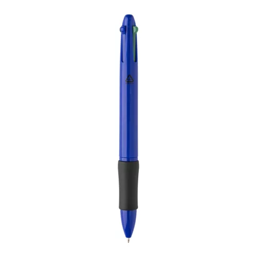 Pix multicolor din plastic reciclat- Quattro, Albastru