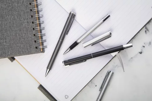 Set scris din aluminiu reciclat  - Ralum, Argintiu