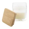 Lumânare Parfumată "Eco-Bamboo" – Capac din bambus, Vanilie