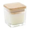 Lumânare Parfumată "Eco-Bamboo" – Capac din bambus, Vanilie