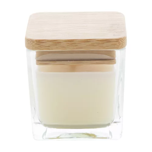 Lumânare Parfumată "Eco-Bamboo" – Capac din bambus, Vanilie