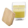 Lumânare Parfumată "Eco-Bamboo" – Capac din bambus, Lămâie