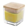 Lumânare Parfumată "Eco-Bamboo" – Capac din bambus, Lămâie