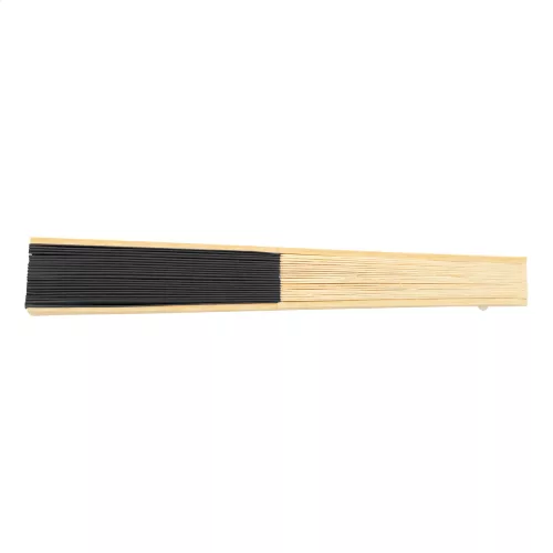 Evantai eco din hârtie și bambus - Bapper, Negru