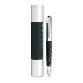   Pix premium din metal și piele cu cutie din metal - Premier, Negru