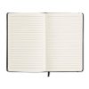 Notebook A6 cu copertă din piele PU - Notelux, Negru