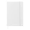 Notebook A6 cu copertă din piele PU - Notelux, Alb 