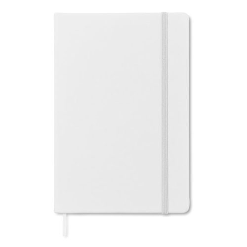 Notebook A6 cu copertă din piele PU - Notelux, Alb 
