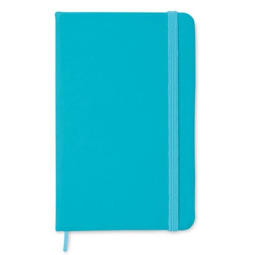 Notebook A6 cu copertă din piele PU - Notelux, Turcoază 