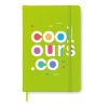 Notebook A6 cu copertă din piele PU - Notelux, Verde Lime