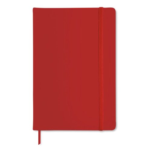 Notebook A5 cu copertă tare din piele PU - Arconote, Roșu