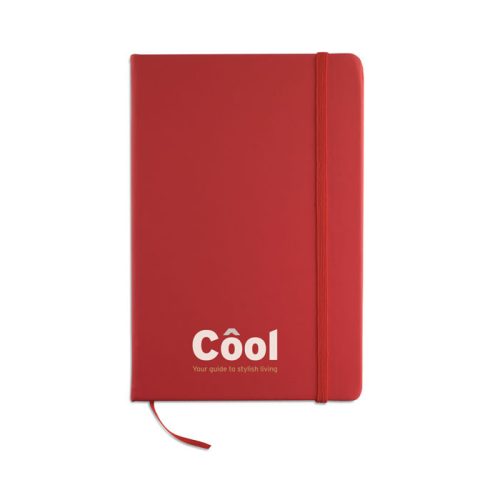 Notebook Business A5 "Arco" - Soft Touch, Roșu