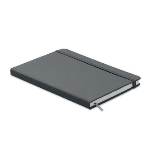 Notebook A5 cu copertă tare din piele PU - Arconote, Gri piatră 