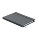 Notebook A5 cu copertă tare din piele PU - Arconote, Gri piatră 