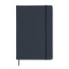 Notebook A5 cu copertă tare din piele PU - Arconote, Albastru marin francez