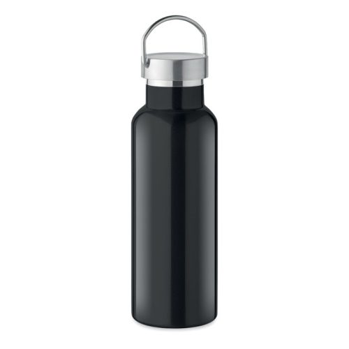 Termos premium din inox reciclat 500 ml - Florence, Negru