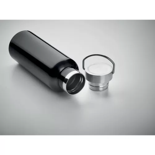 Termos premium din inox reciclat 500 ml - Florence, Negru