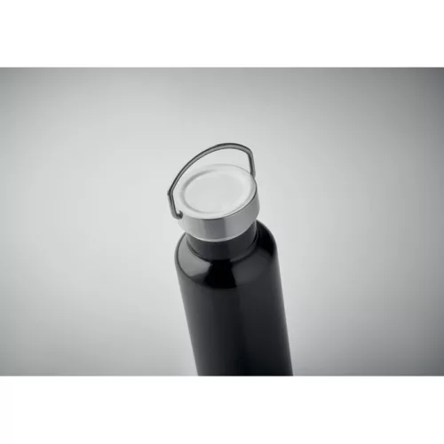 Termos premium din inox reciclat 500 ml - Florence, Negru