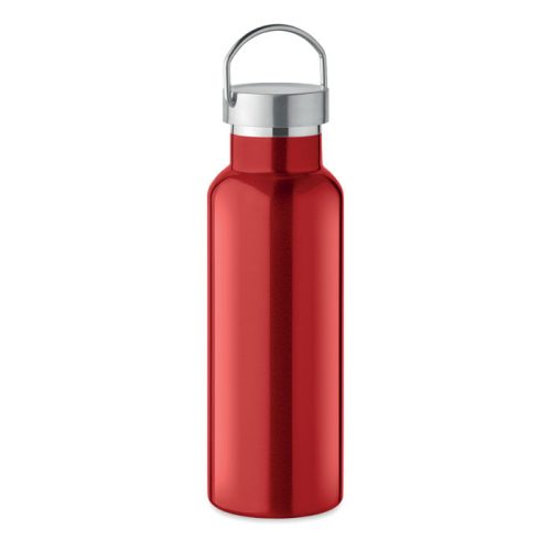Termos premium din inox reciclat 500 ml - Florence, Roșu