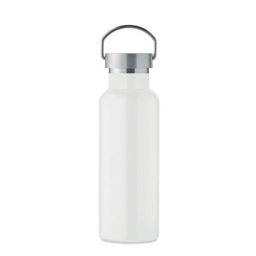 Termos premium din inox reciclat 500 ml - Florence, Alb 