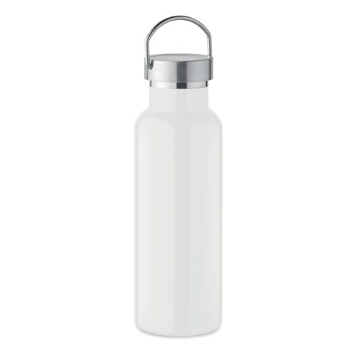 Termos premium din inox reciclat 500 ml - Florence, Alb 