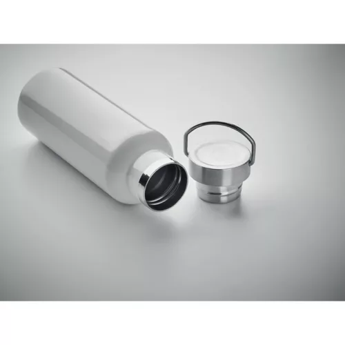 Termos premium din inox reciclat 500 ml - Florence, Alb 