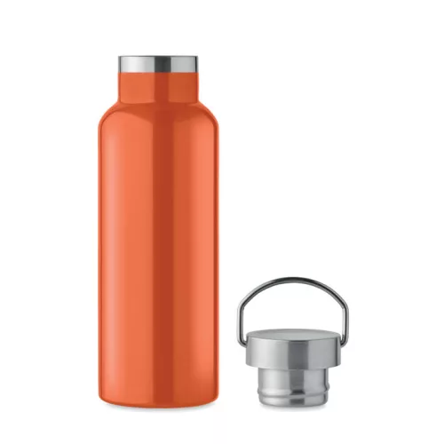 Termos premium din inox reciclat 500 ml - Florence, Portocaliu