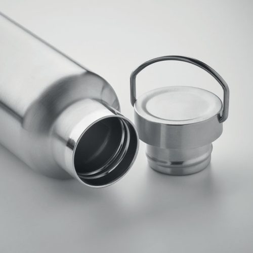 Termos premium din inox reciclat 500 ml - Florence, Argintiu mat