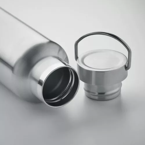 Termos premium din inox reciclat 500 ml - Florence, Argintiu mat