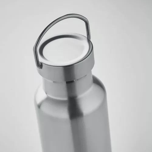Termos premium din inox reciclat 500 ml - Florence, Argintiu mat