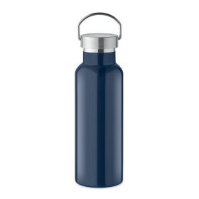   Termos premium din inox reciclat 500 ml - Florence, Albastru marin francez 