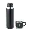 Termos din inox 420ml cu pahar 150 ml - Tonia, Negru