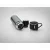 Termos din inox 420ml cu pahar 150 ml - Tonia, Negru