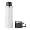 Termos din inox 420ml cu pahar 150 ml - Tonia, Alb