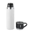 Termos din inox 420ml cu pahar 150 ml - Tonia, Alb
