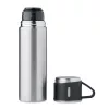 Termos din inox 420ml cu pahar 150 ml - Tonia, Argintiu mat