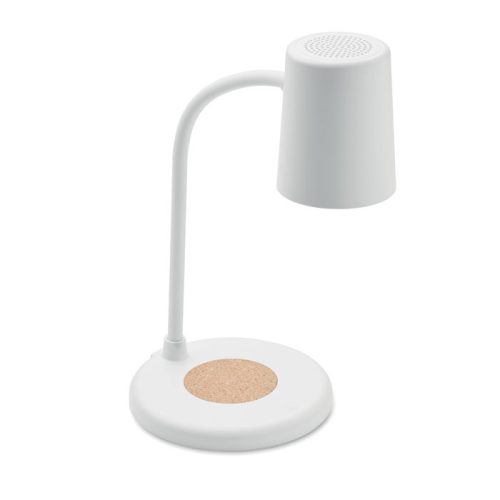Lampă de birou cu încărcare wireless de 15W și boxă wireless - Spot