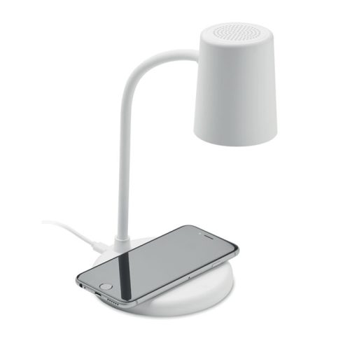 Lampă de birou cu încărcare wireless de 15W și boxă wireless - Spot