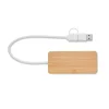 Hub USB din bambus - Hubbam