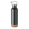 Sticlă cu perete dublu 500ml - Ives, Negru