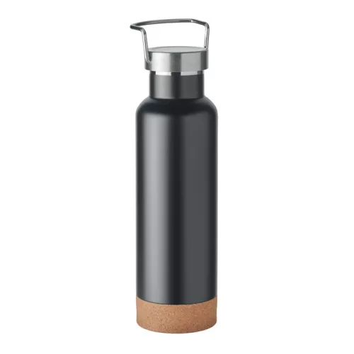 Sticlă cu perete dublu 500ml - Ives, Negru