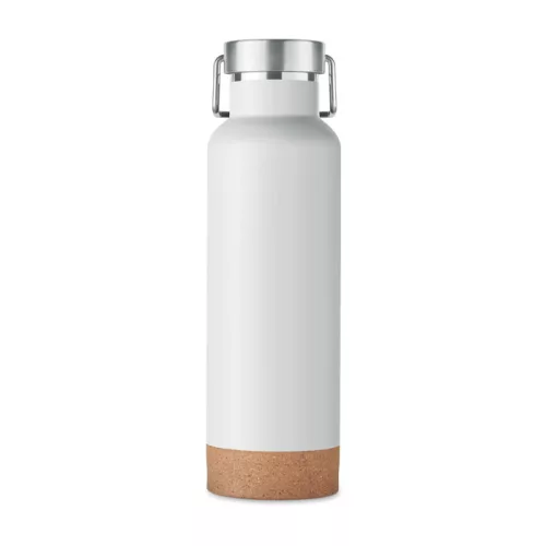 Sticlă cu perete dublu 500ml - Ives, Alb