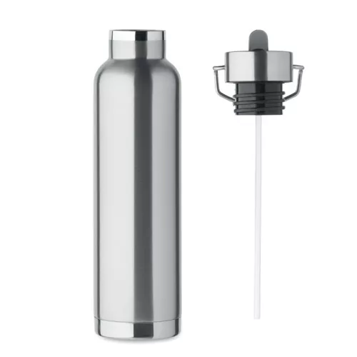 Sticlă termoziloant din inox reciclat - Riflow, Argintiu mat