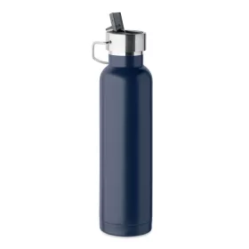   Sticlă termoziloant din inox reciclat - Riflow, Albastru marin farncez