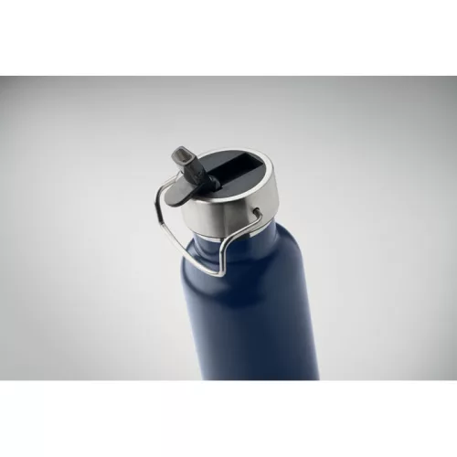 Sticlă termoziloant din inox reciclat - Riflow, Albastru marin farncez